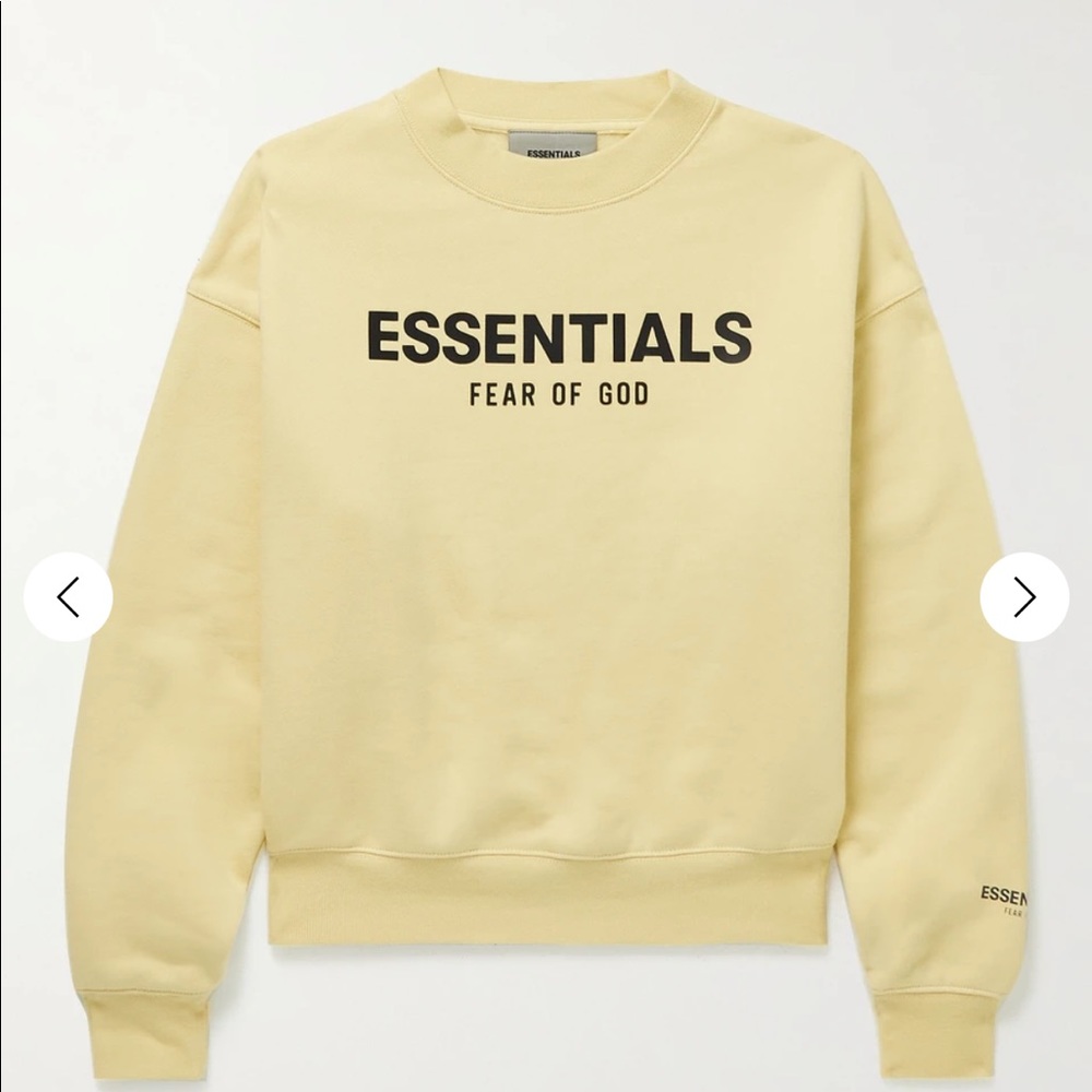 Fear of God Essentials logo sweatshirt